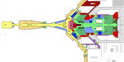 Карта Шейх саад аеропорт Кувейт